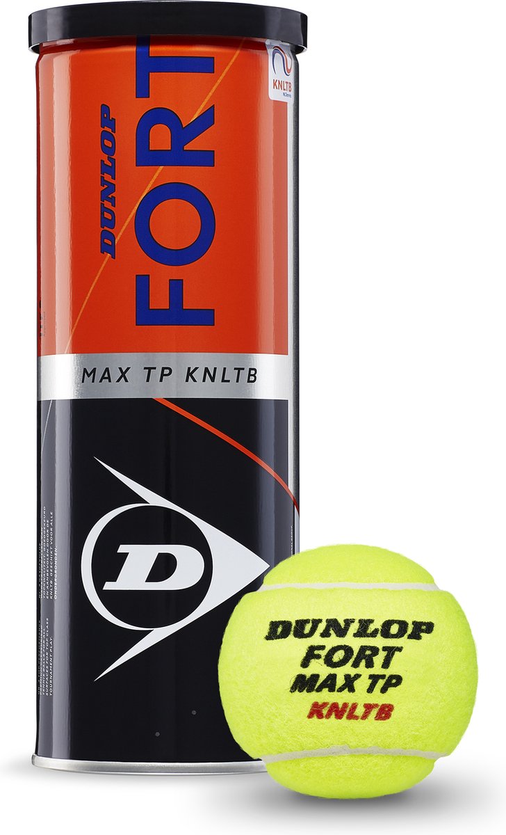 Dunlop - fort max tp knltb - pelotas de tenis - rellenas de gas - 3 pelotas