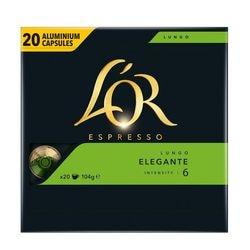 Abi l'or espresso longo elegantes tazas de café