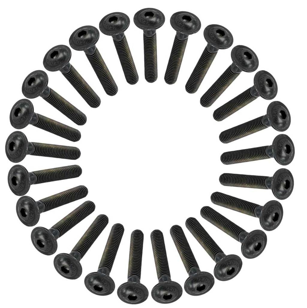 Perno m5x30 vaso hexagonal iso7380-2 10.9 zinc zw ds a 25