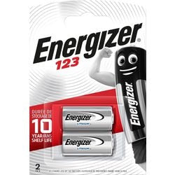 Pilas energizer 123 pack 2uds