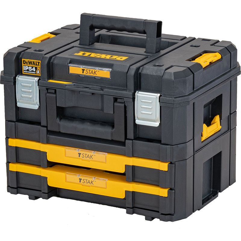 Dewalt dwst83395-1 | tstak-caja ii | kit combinado caja de herramientas | dos cajones poco profundos - dwst83395-1