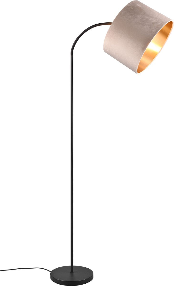 Trio julieta - floor lamp - beige - excl. 1x e27 4w - foot switch - flexible