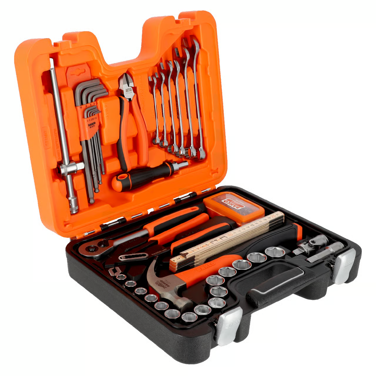 Set di chiavi a bussola Bahco 1 4 + 1 2 | 71 pezzi - s71mix