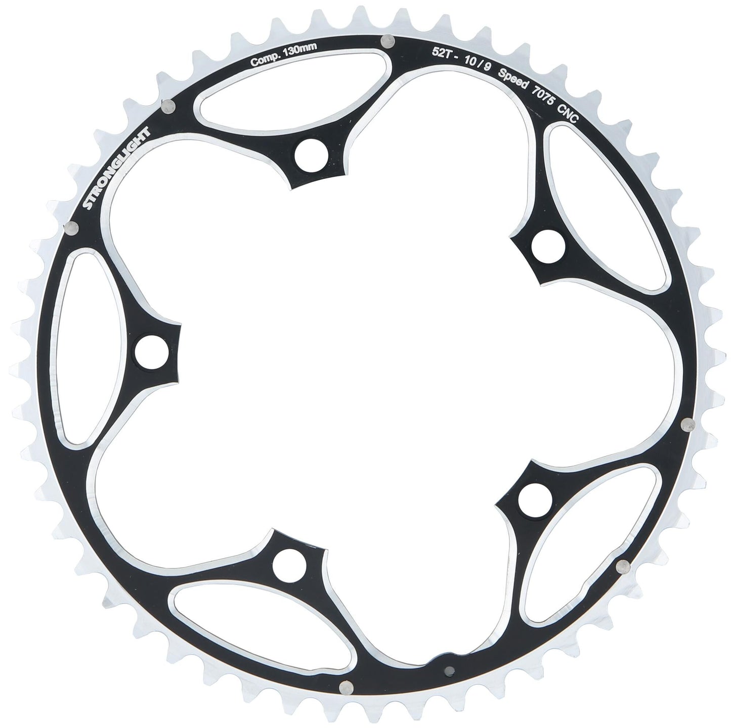 Anello a catena forte forte. Zircale 130mm 52t b