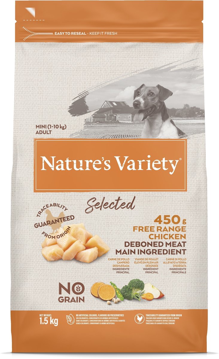 Variedad Naturación Variedad seleccionada Mini Free Range Chicken