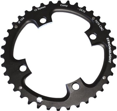Anillo de cadena de luz fuerte Strongl. Mtb 36t alu negro