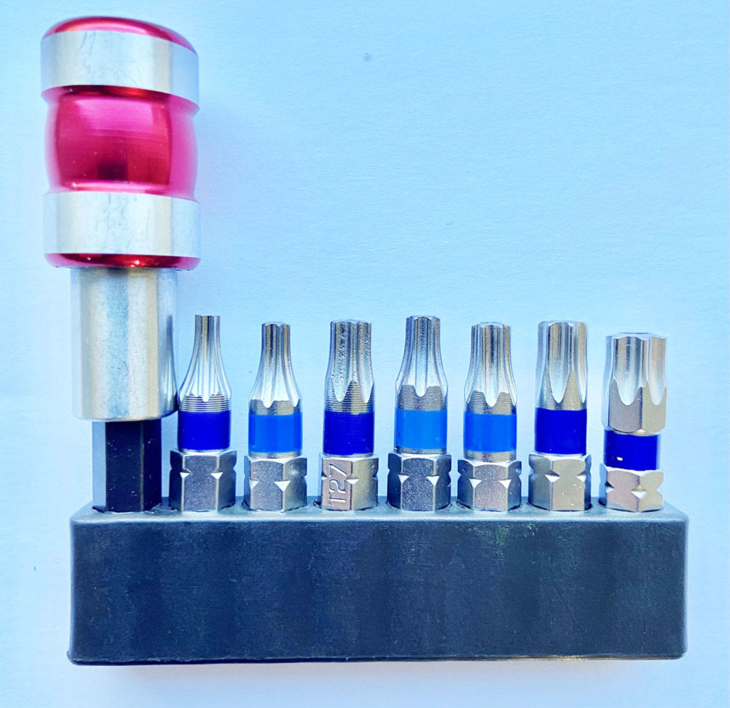 Wisvo grs set punte torx foro m h 8pz