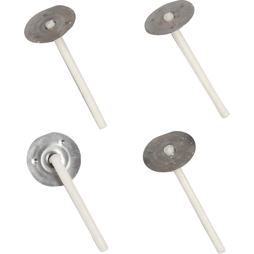 Stoppini per candele in supporto, adatti per supporti con diametro di 20-65 mm, l: 3,5 cm, spessore 2 mm, 100 pezzi 1 scatola