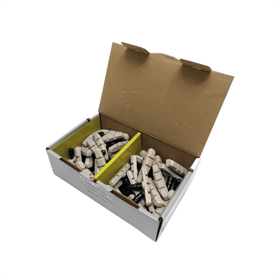 Falkx Falkx Brake Toms V-Brake White por 25 pares