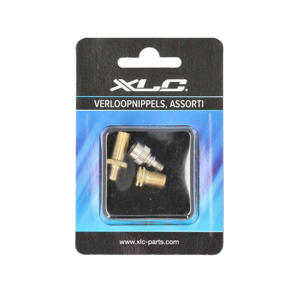 Set di gonfiaggio nipplo valvola XLC ass ds a 3