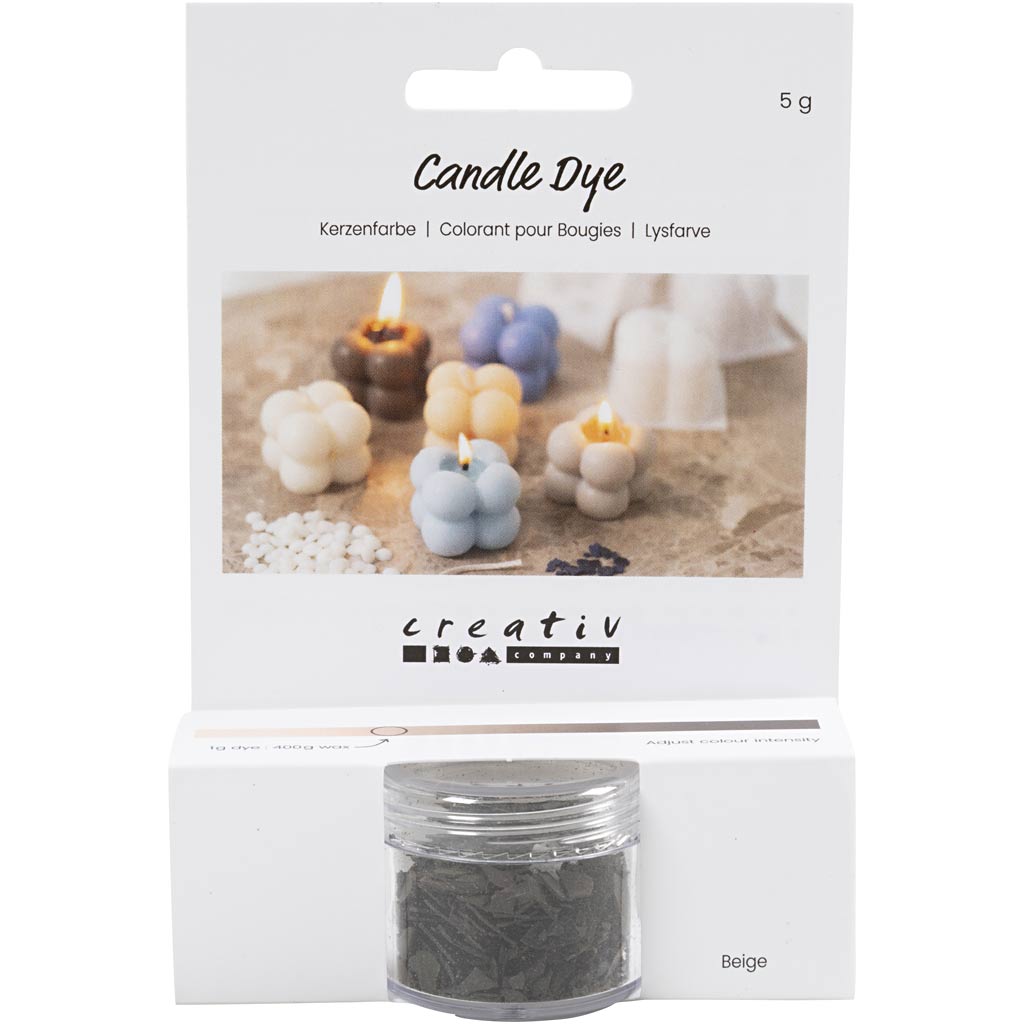 Creativ company tinte para velas, beige, 5 gr 1 caja
