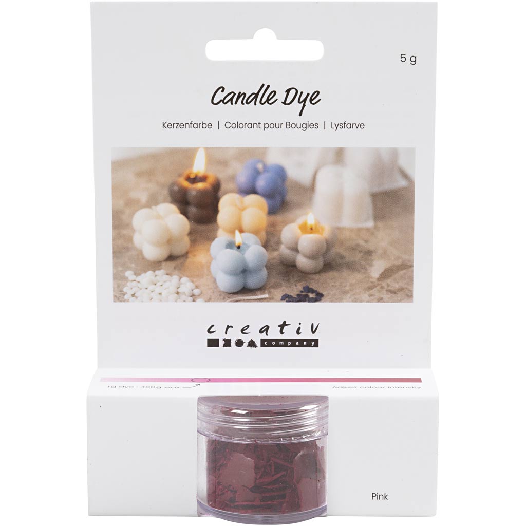 Tintura per candele Creative Company, rosa, 5 gr 1 scatola