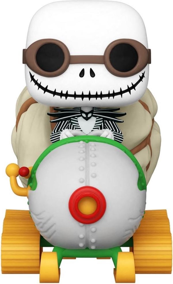 Funko the nightmare before christmas - disney pop! rides jack with goggles snowmobile 18 cm verzamelfiguur - multicolours