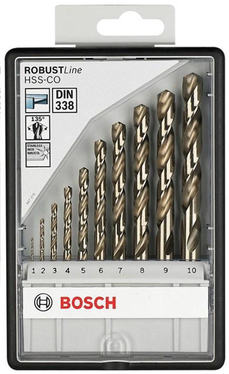 Bosch robustline hss-co set 1-10mm (10)