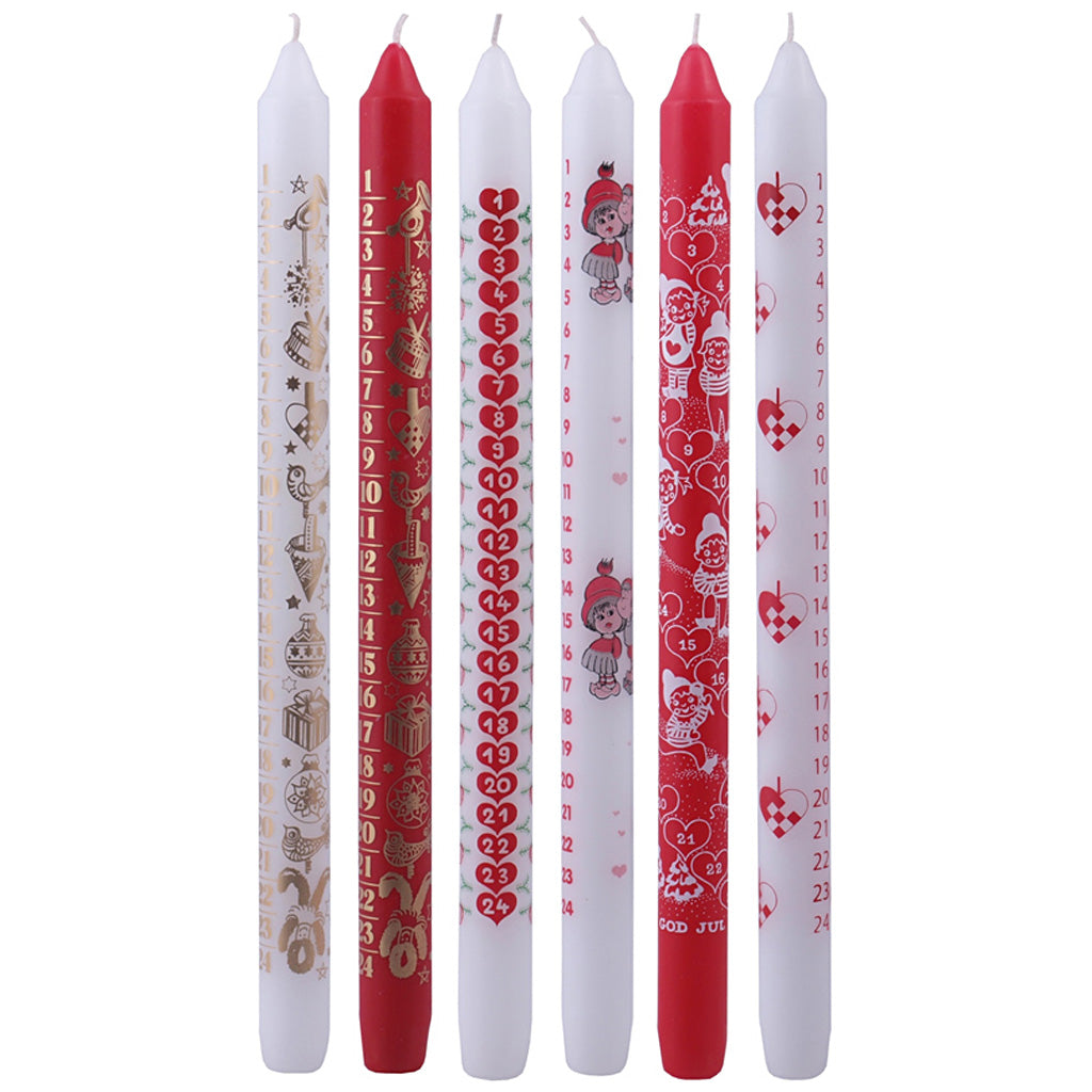 Http: www.cchobby.nl adventkaarsen-h-30-cm-d-22-mm-rood-wit-24-stuk-1-doos