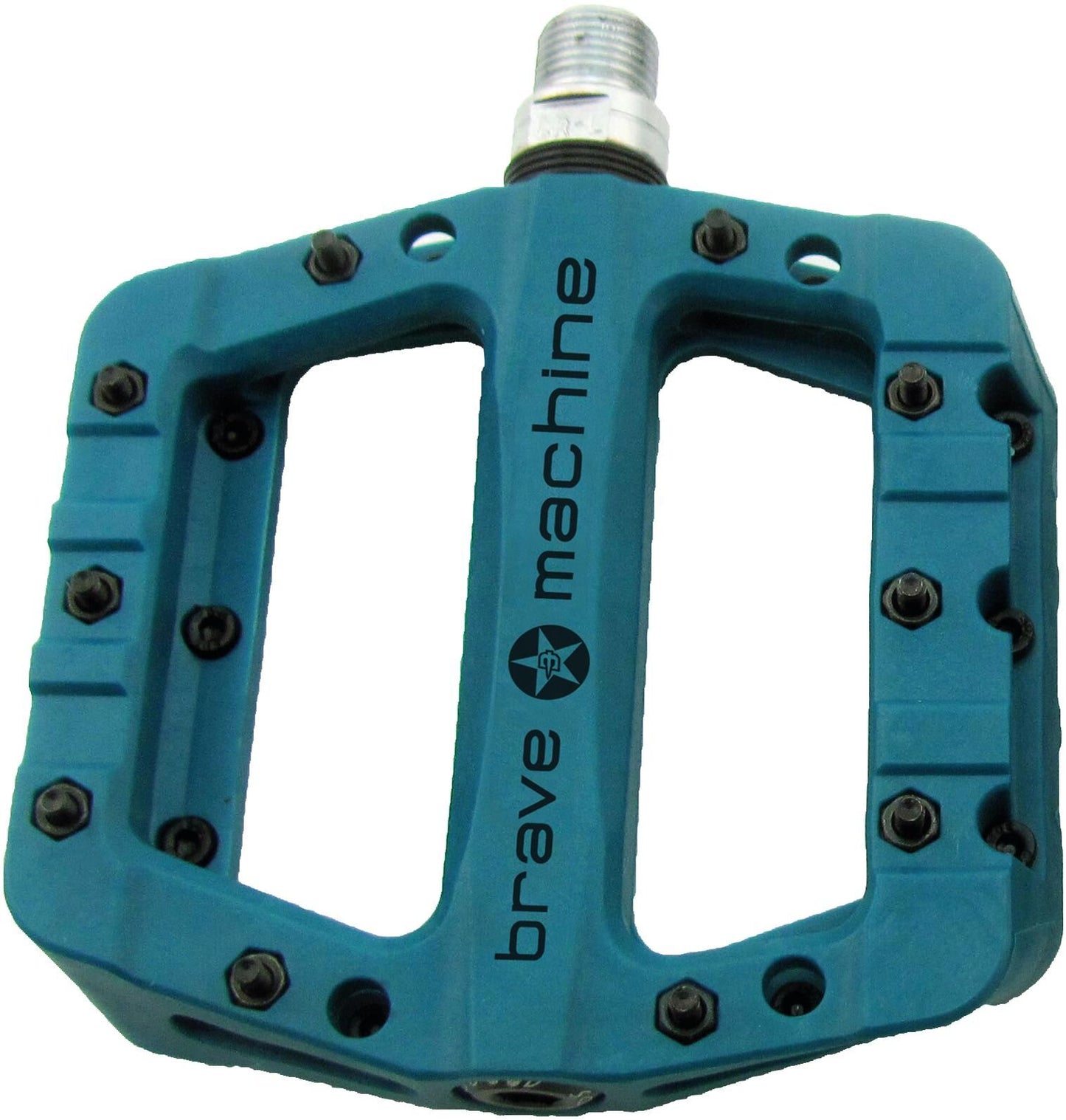 Piattaforma coraggiosa a blu chiaro