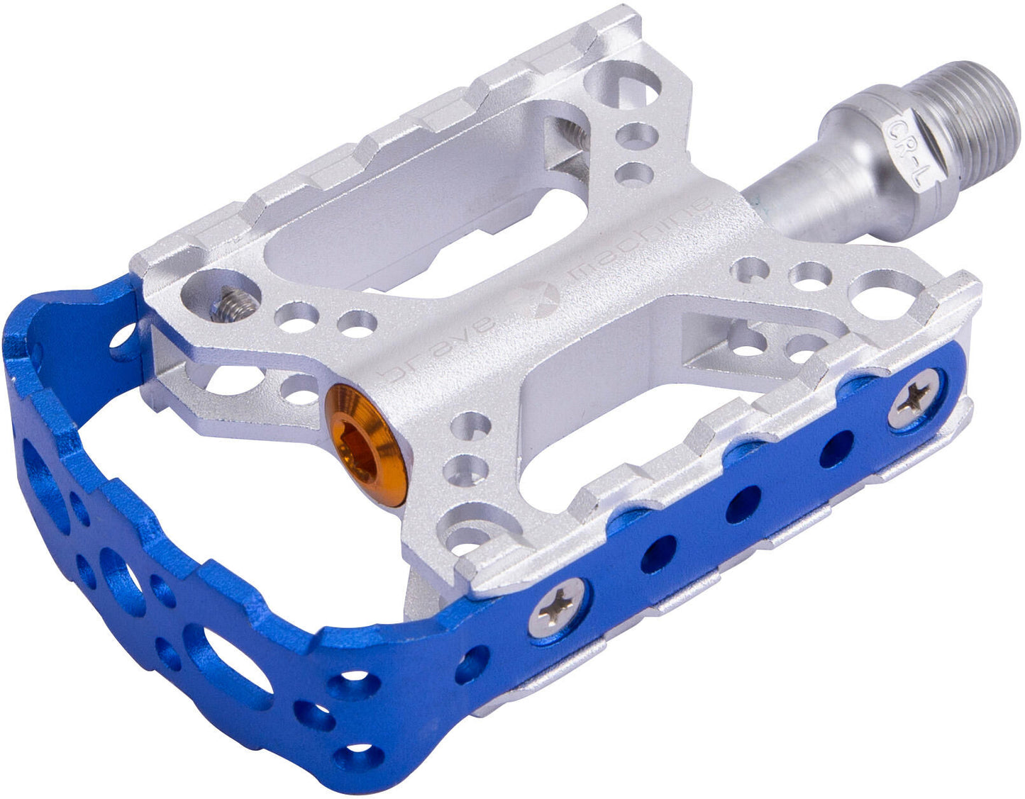 Pedal de plataforma valiente azul