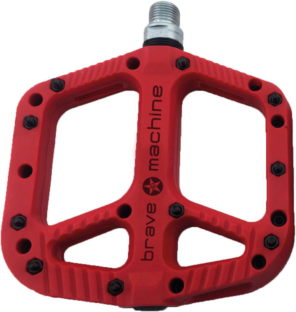 Piattaforma coraggiosa pedale freeride xl rosso