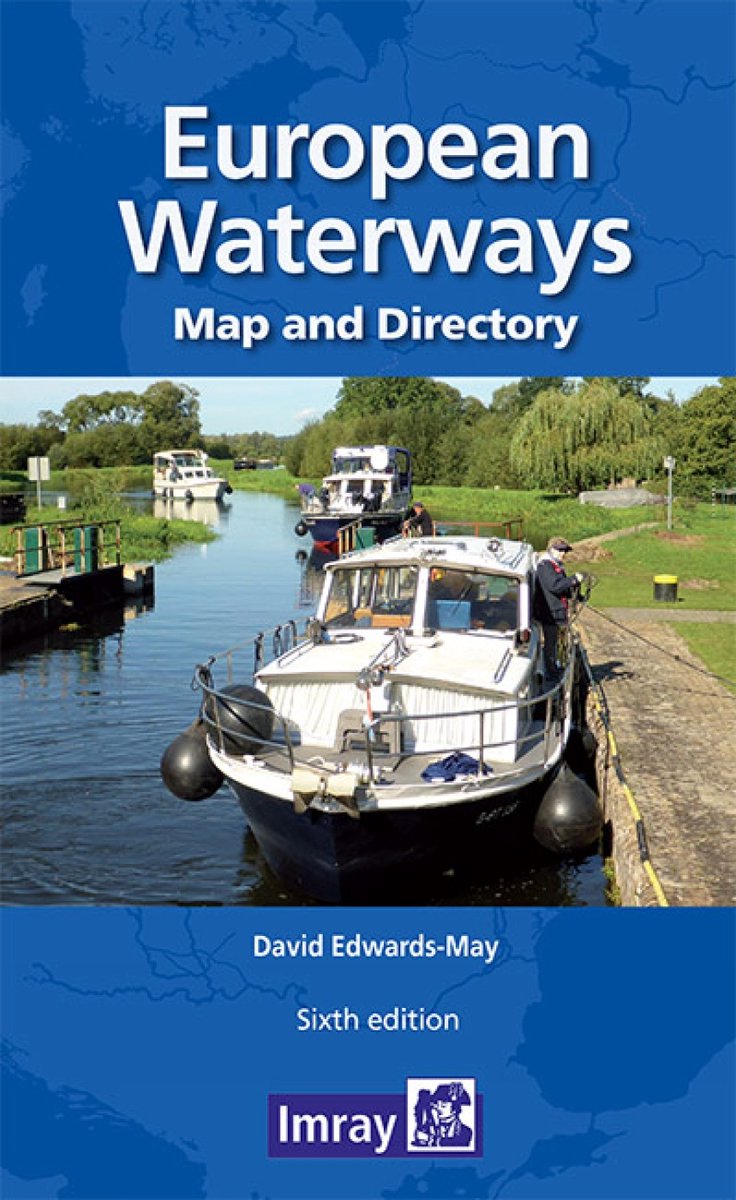 Mapa de vías navegables europeas de Imray y directorio conciso