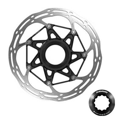 Línea central del rotor sram x 160 mm con bloqueo