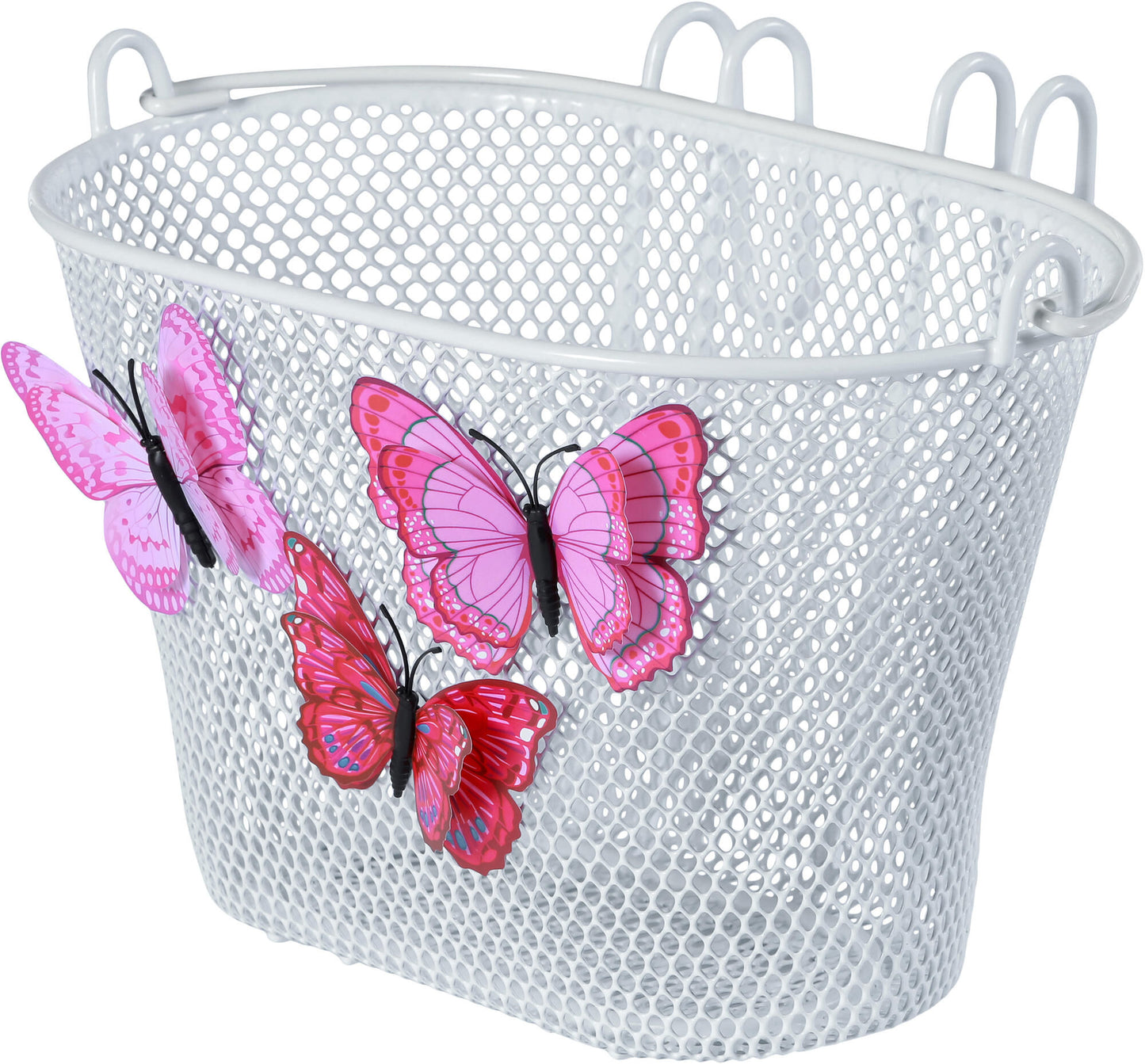 Basil Jasmin Butterfly Children's Bike Cesto nella parte anteriore o sul retro del bianco