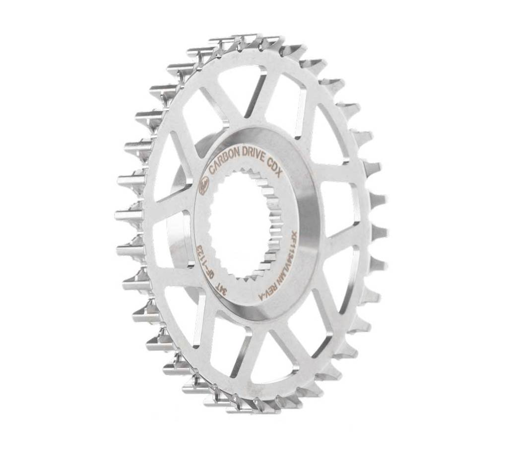 Gates Gear CDX 34T Valeo Fin linea senza bordo in acciaio inossidabile