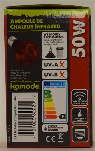 Lámparas de calor infrarrojas de Komodo
