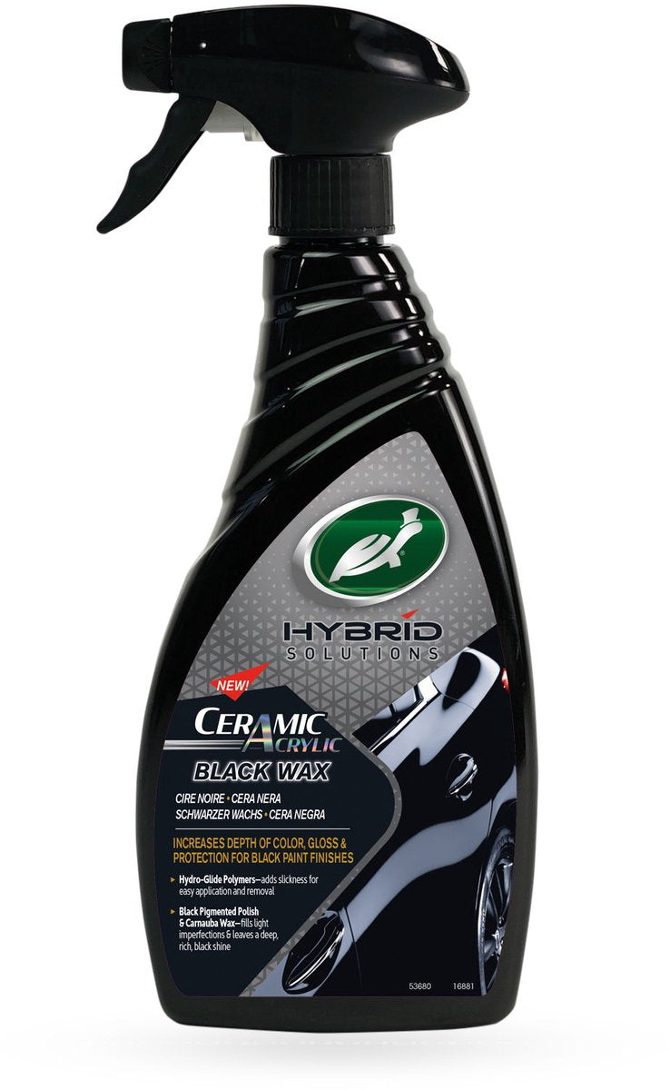 Turtle Wax Hybrid Solutions cera acrílica negra cerámica - cera para coche - productos de limpieza para coche - 500ml