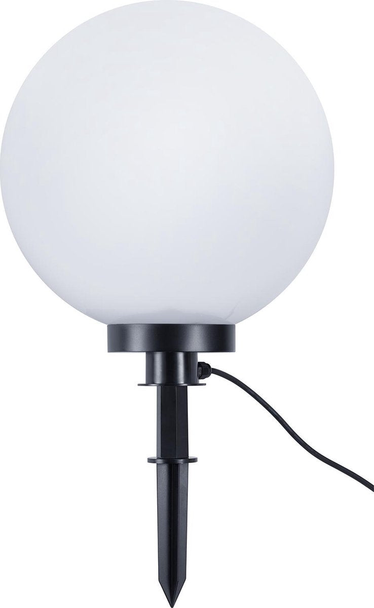 Rl live your light reality bolo - picchetto - nero - escl. 1x e27 23 w - illuminazione esterna - ip44