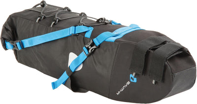 M-Wave Zadeltas BP 11 liter PVC zwart