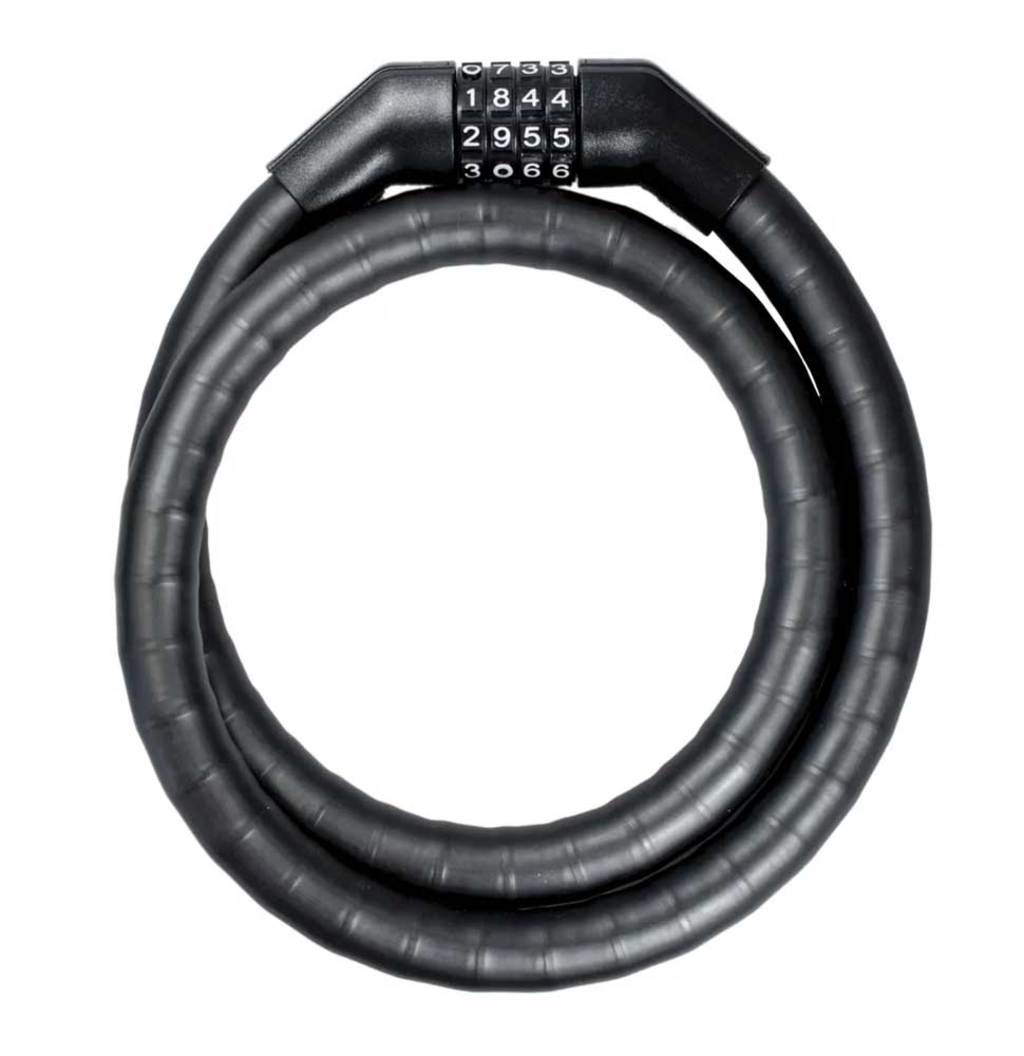 TRELOCK PK Armor Cable Código de bloqueo 360 100 19 mm negro
