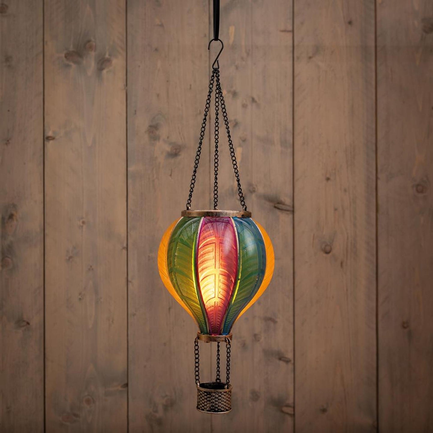 Mongolfiera solare led della collezione Anna multi 14x45cm