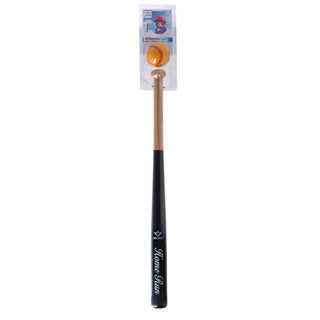 bate de béisbol con pelota