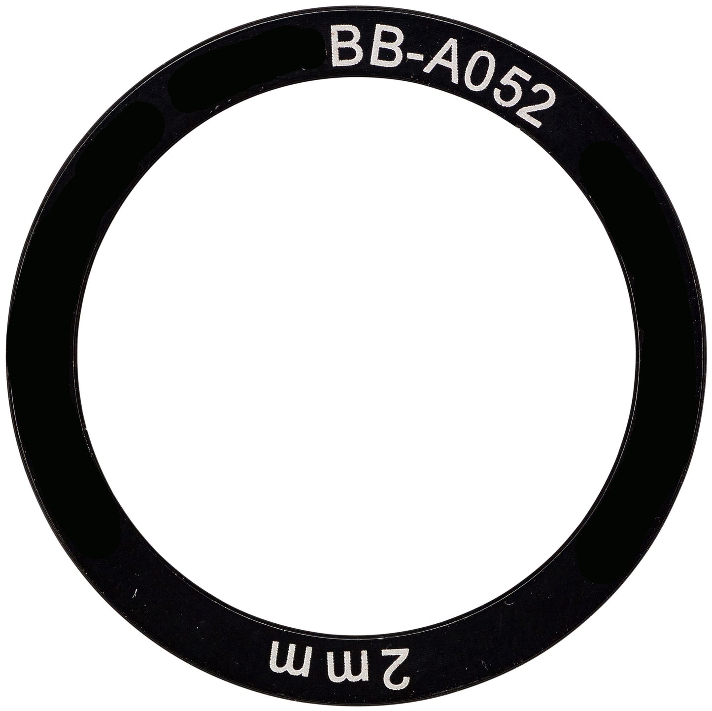 Separador de eje de pedalier Elvedes 38 x 30 x 2,0 mm - aluminio (6 piezas)