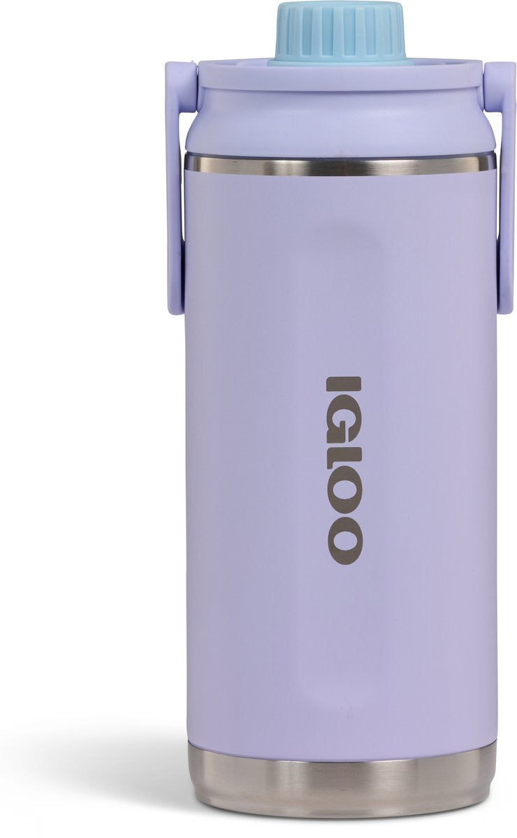 Igloo - twist 'n' chug - drinkfles - lila - 1 liter - thermosfles