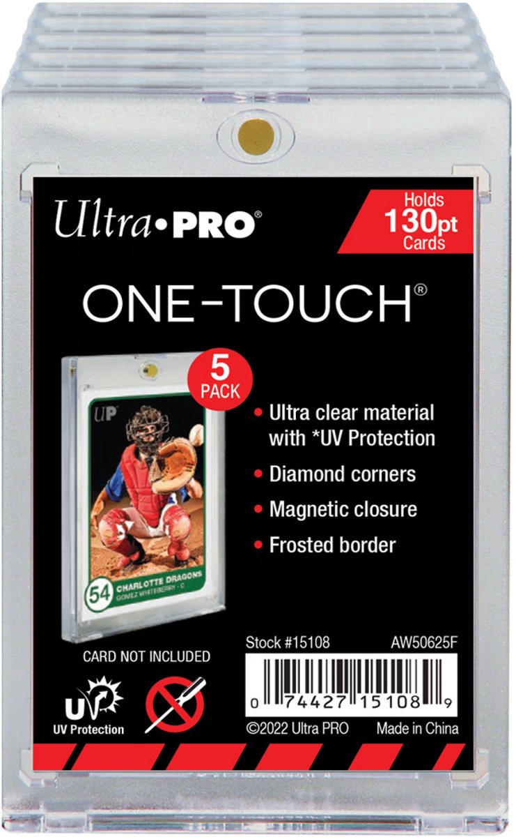Ultrapro Ultra Pro - Supporto magnetico UV One-Touch 130 punti (set di 5)