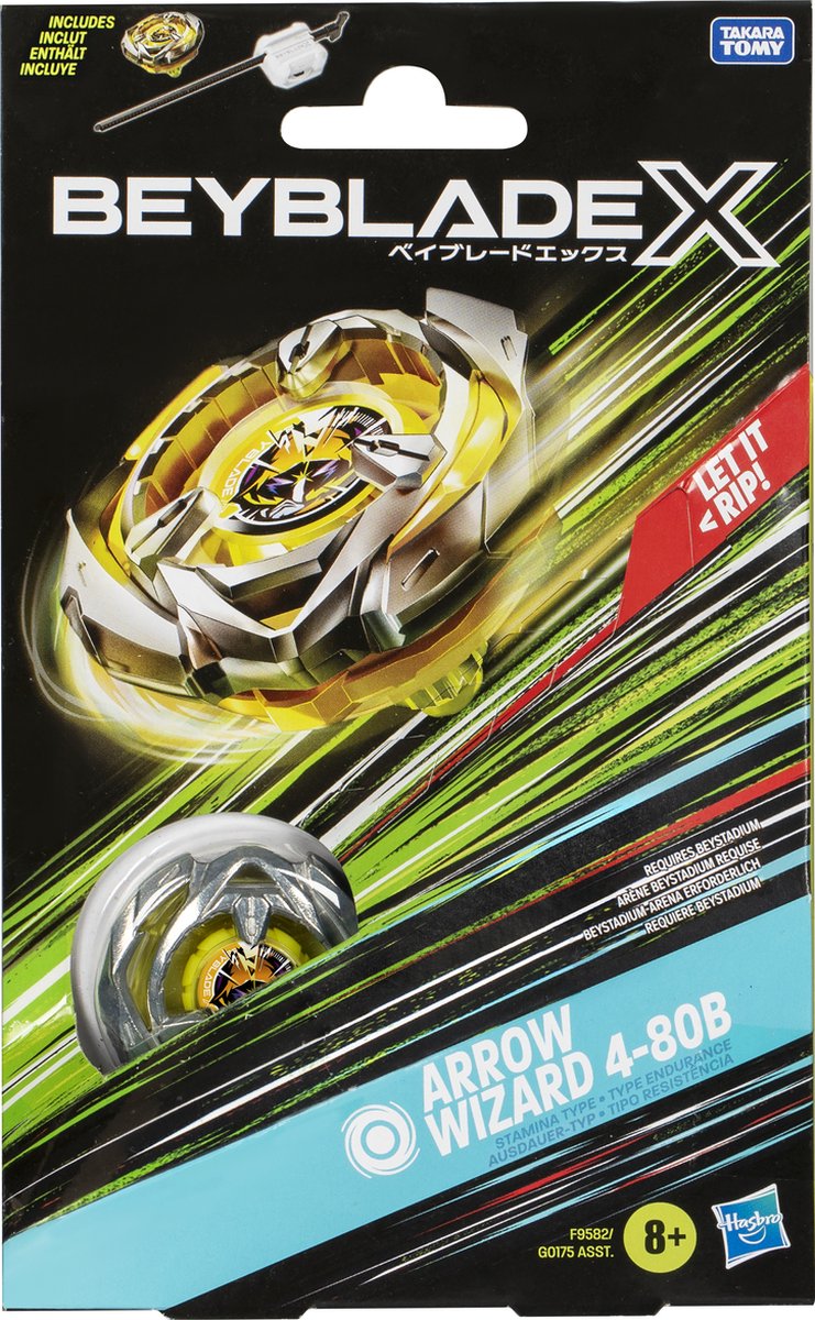 Beyblade x starter pack top assortito
