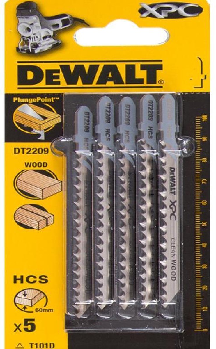 Hoja de sierra de calar Dewalt