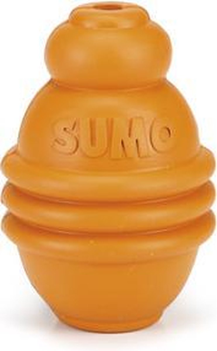 Beeztees gioco di sumo - giocattolo per cani - gomma - arancione - s