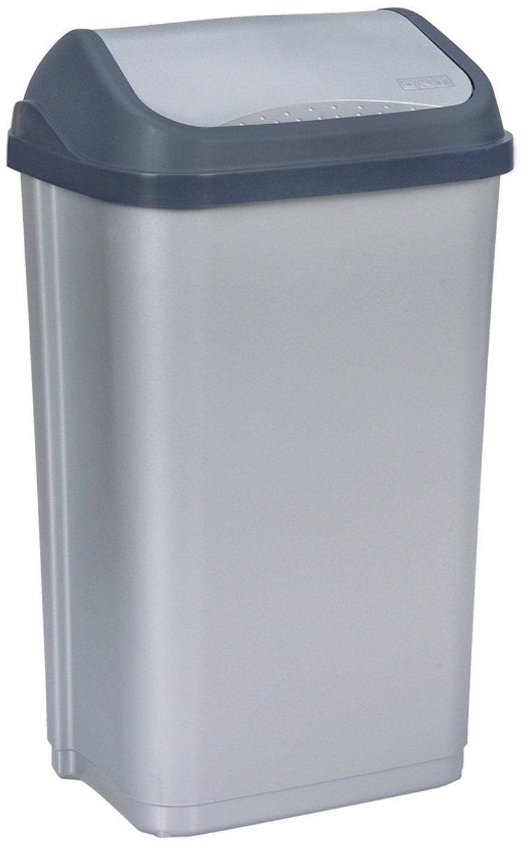 Keeeper swing bin swantje vuilbak 39x29x66 - 50 l lichtgrijs 10308