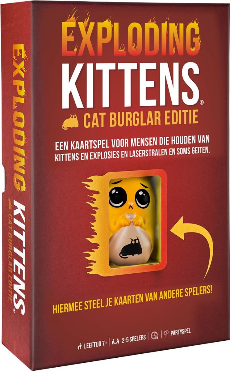 Juego de gatitos explosivos - - edición ladrón de gatos - 7+