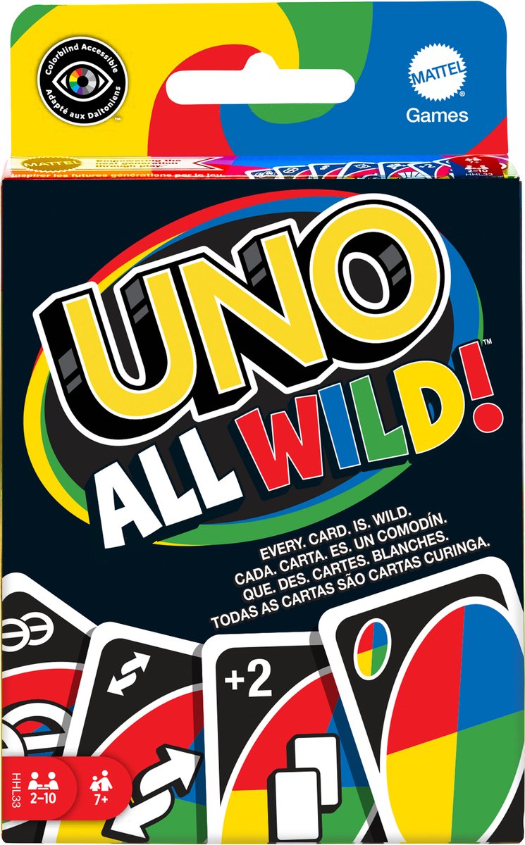 Mattel Uno tutto selvaggio - gioco di carte