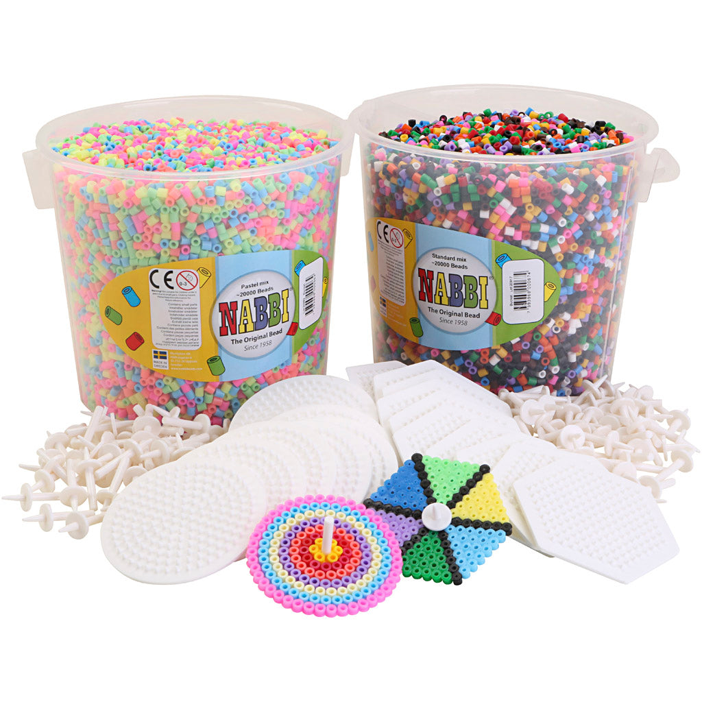Kit starter di Nabbi Draaitol con perle, medio, 1 set