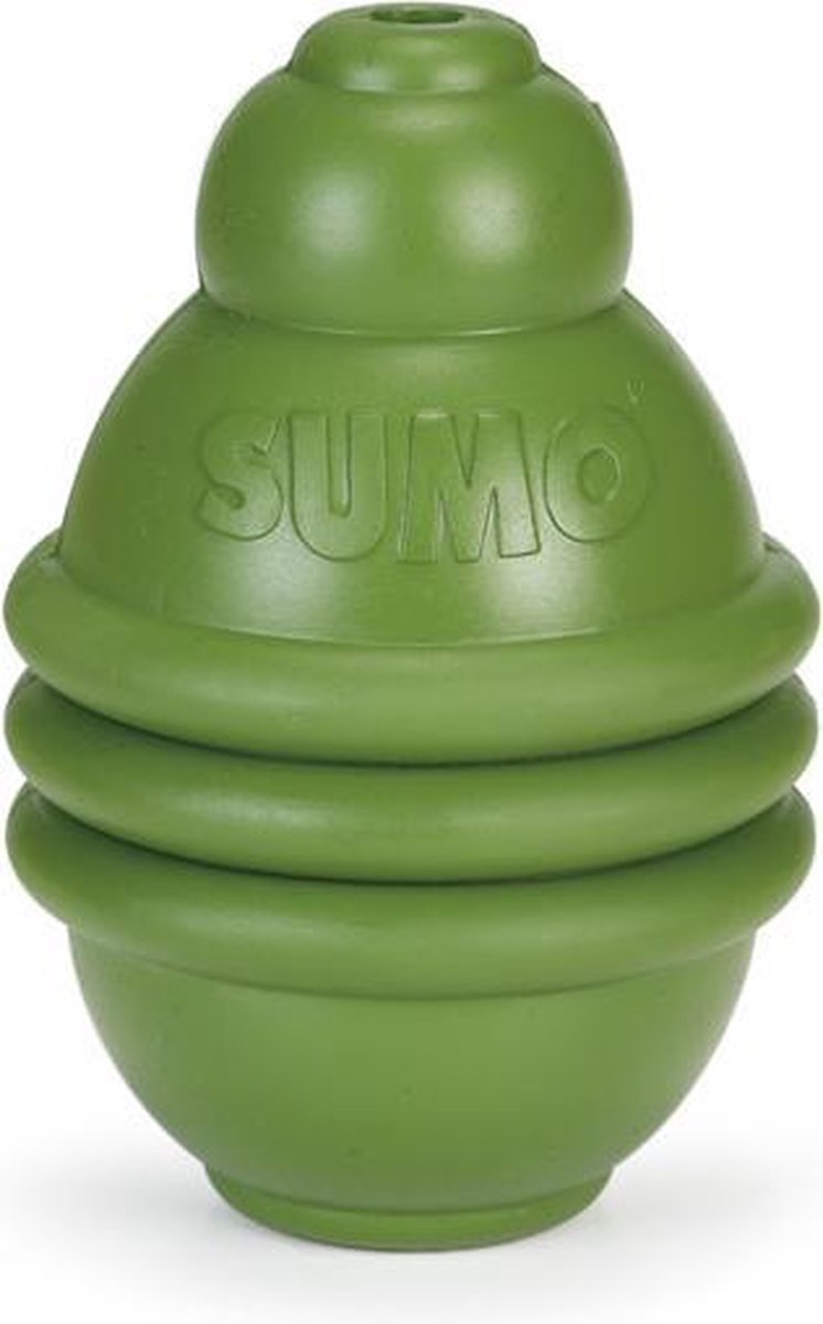 Beeztees gioco di sumo - giocattolo per cani - gomma - verde - l