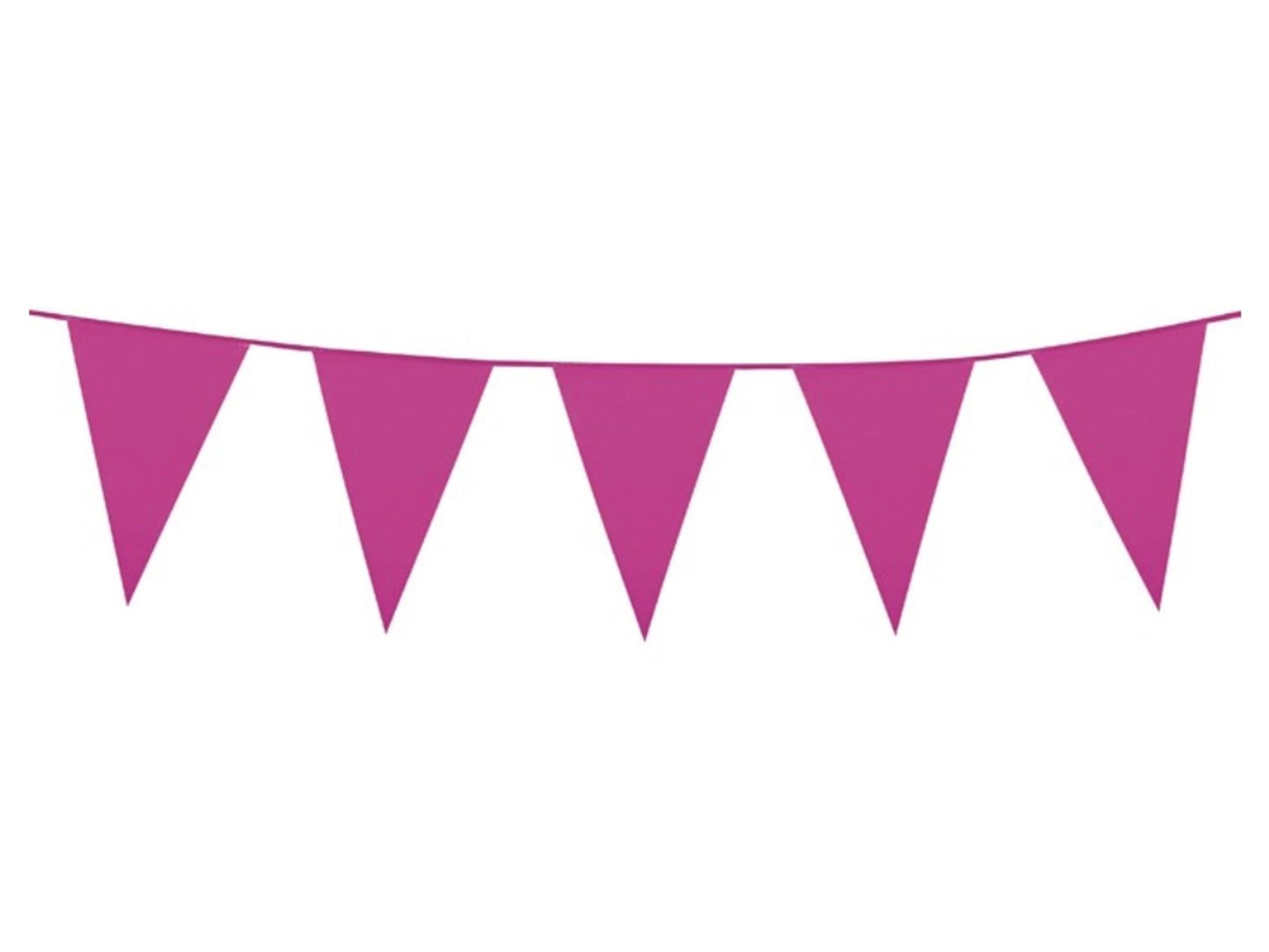 Línea de bandera gigante Boland pe rosa brillante (10 m)