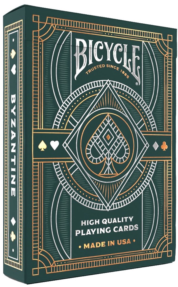 Bicycle byzantine - premium speelkaarten - poker - creatives