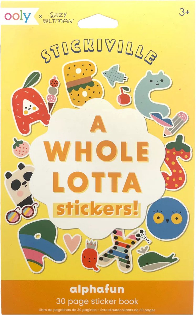 Ooly - stickiville - a whole lotta stickers! - alfabet