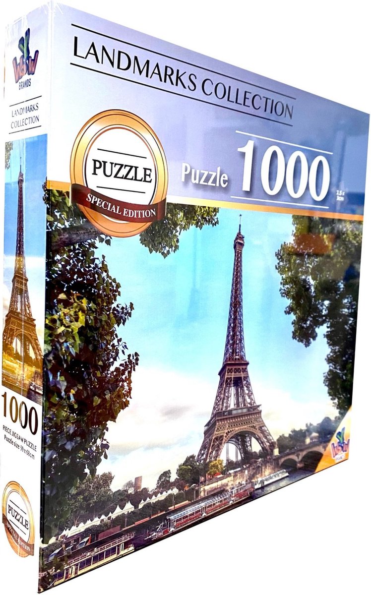 Puzzle Braet Punti di riferimento del mondo - Torre Eiffel 1000 pezzi
