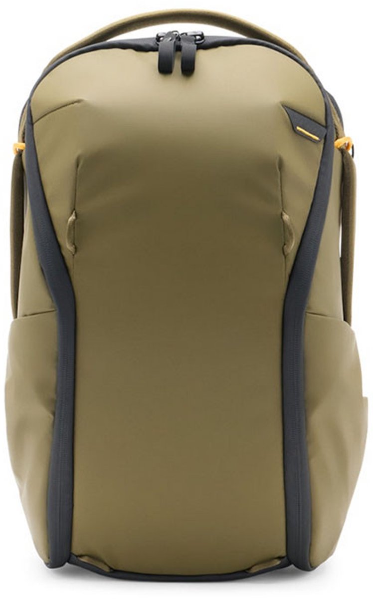 Peak design - mochila de uso diario con cremallera de 15 l de algas marinas - bolsa para cámara