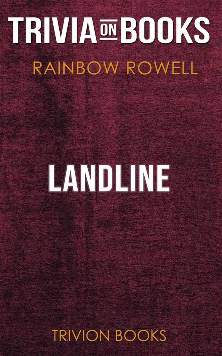 Teléfono fijo de Rainbow Rowell (trivia-on-books)